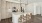 a kitchen with wooden cabinets